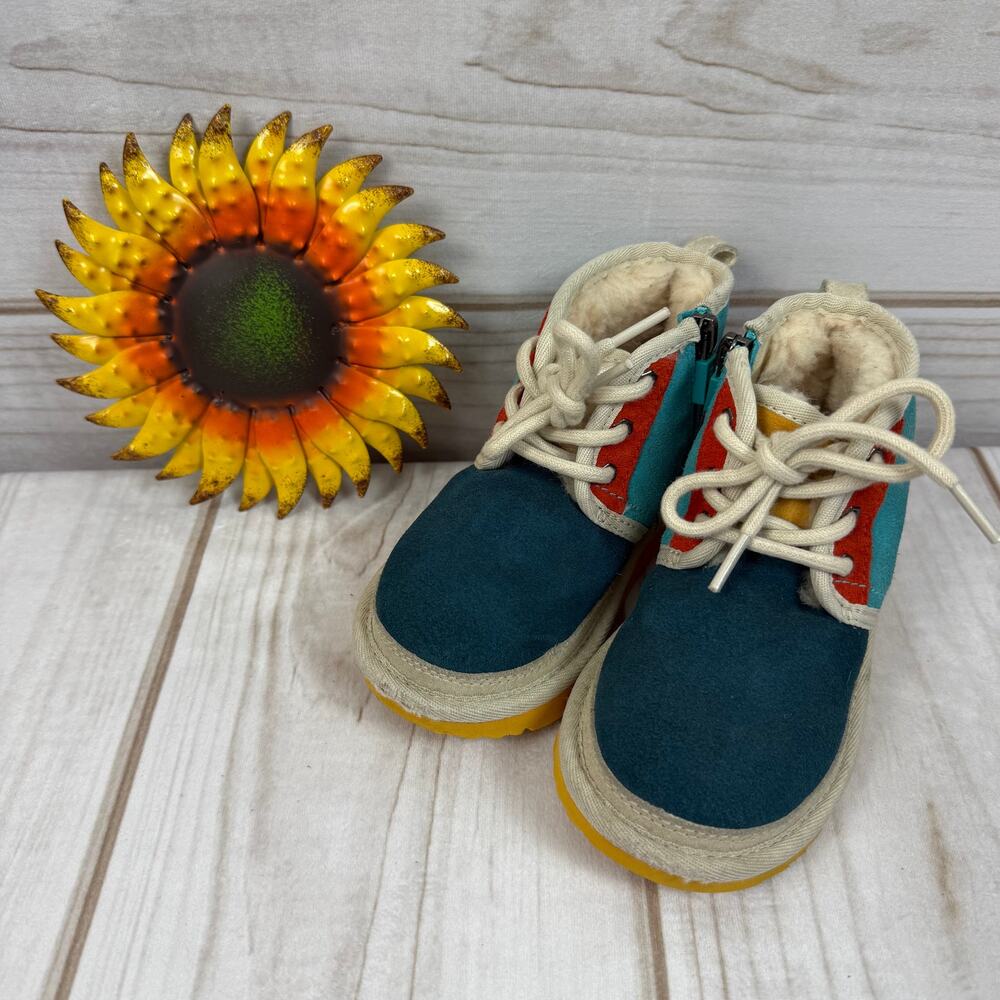 Ugg Toddler Neumel Mashup Color-Block Boots Size 9C